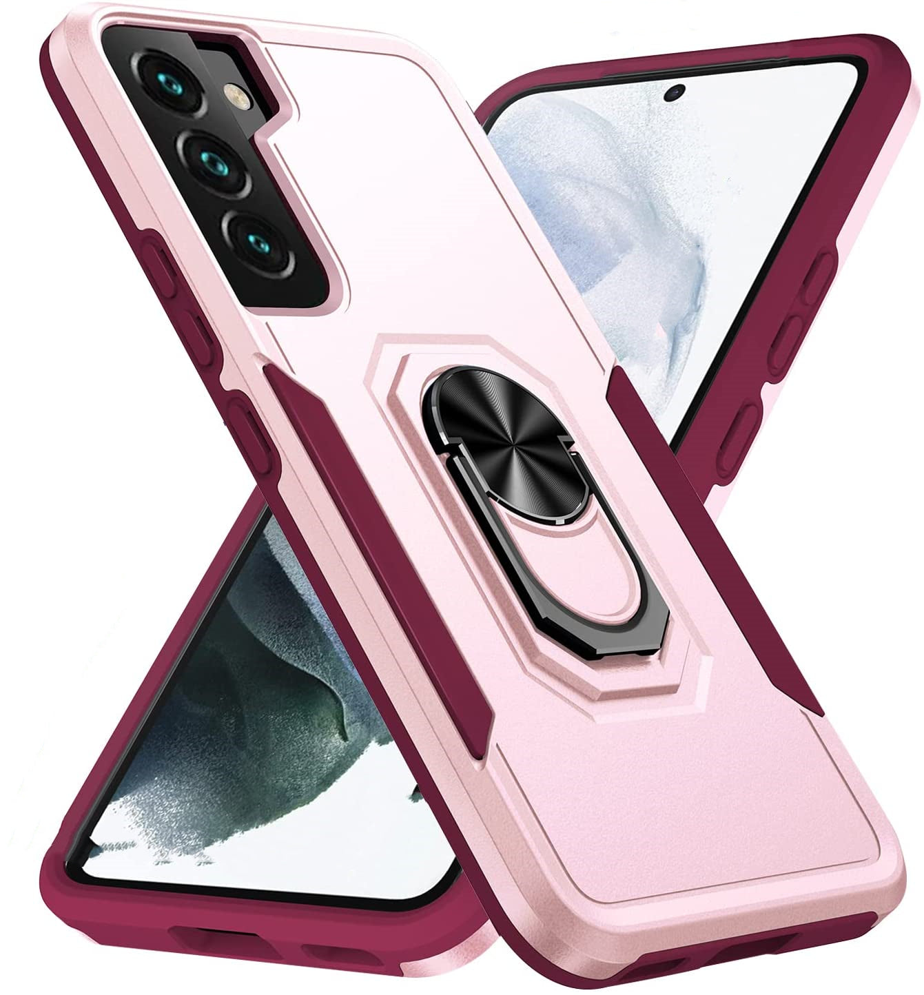 Étui à anneau robuste pour Samsung Galaxy S22 Plus Étui à anneau robuste pour Samsung Galaxy S22 Plus
